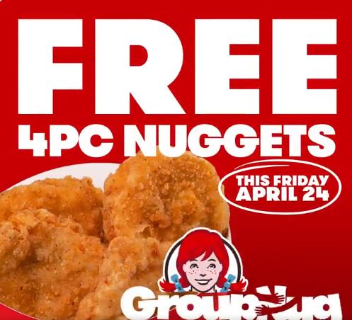Get Free Nuggets at Wendy’s This Friday, April&nbsp;24th!